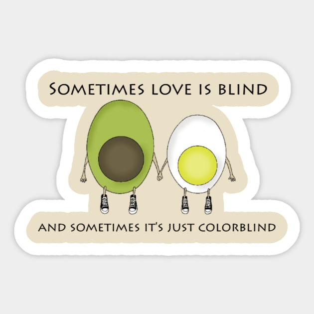 Colorblind Sticker by lorrainehoffman88